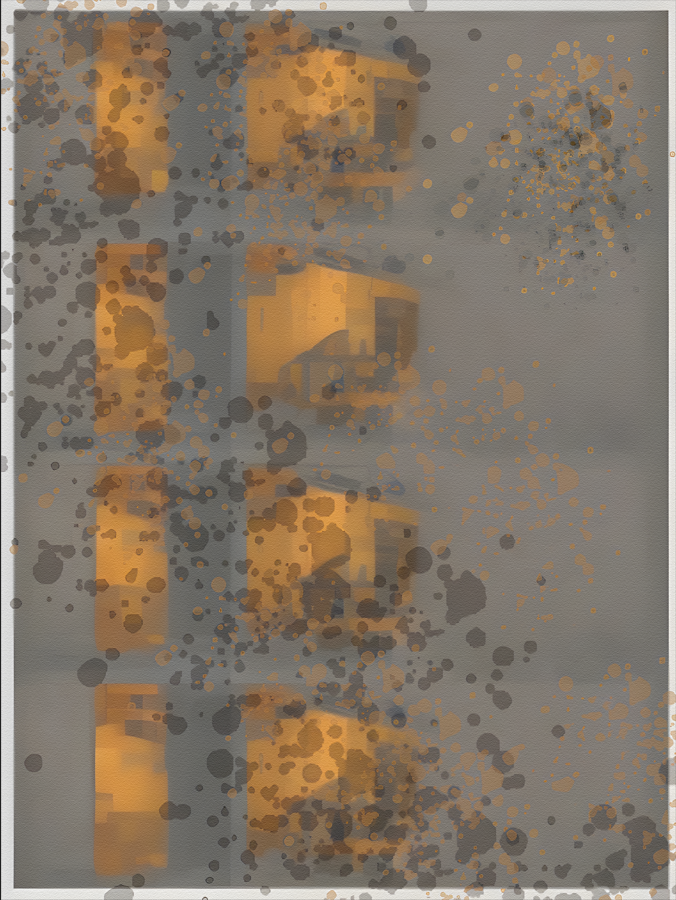 9. Harmony in Hues - A Cubist Cascade
